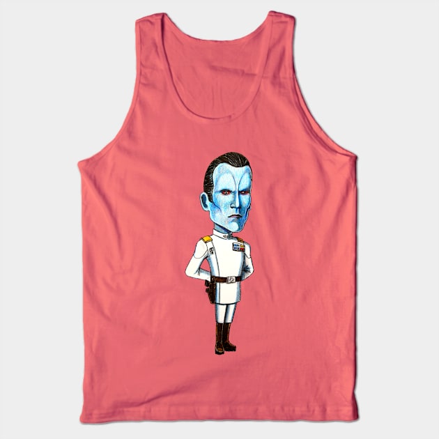 Chibi Thrawn Tank Top by tabslabred